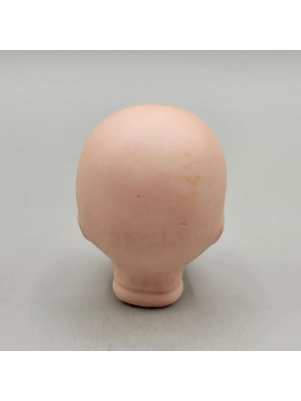 Porcelain Bisque Doll Head Sugar Lump Repro Boots Tyner Painted Face Closed Eyes
